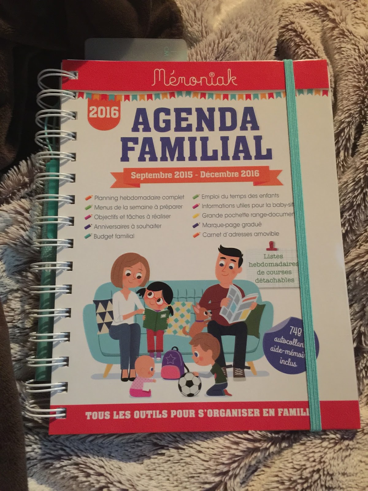 J'ai testél'agenda et l'organiseur familial Mémoniak - Un bébé, ça  change la vie