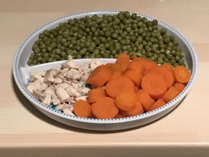 Mes Recettes Pour Bebe Petit Pois Carottes Et Lapin 6 Mois Un Bebe Ca Change La Vie