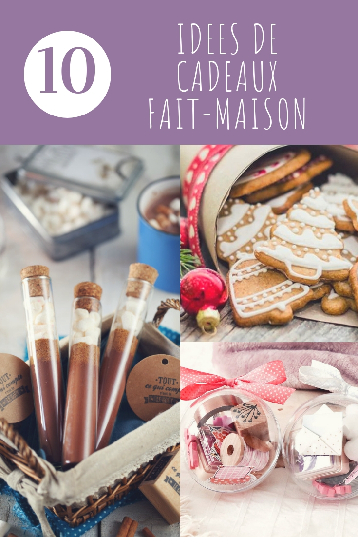 10 idées de cadeaux de noël faits maison