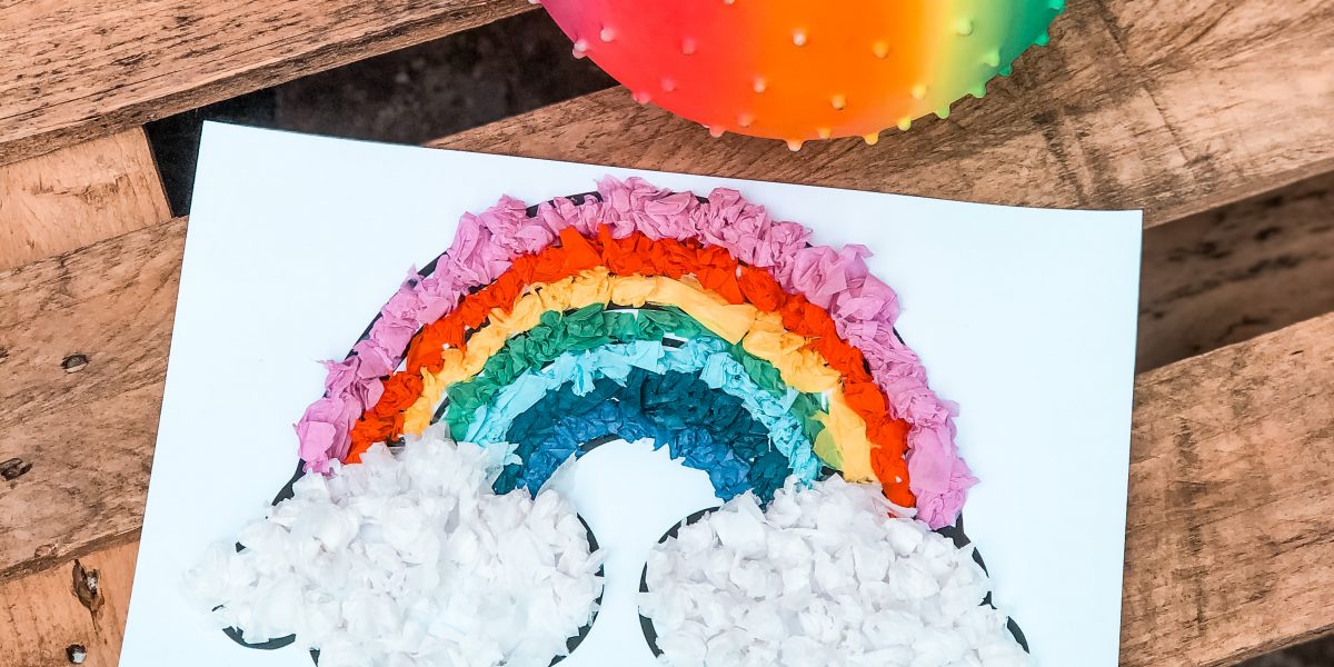 Découvrez comment fabriquer un arc-en-ciel en papier